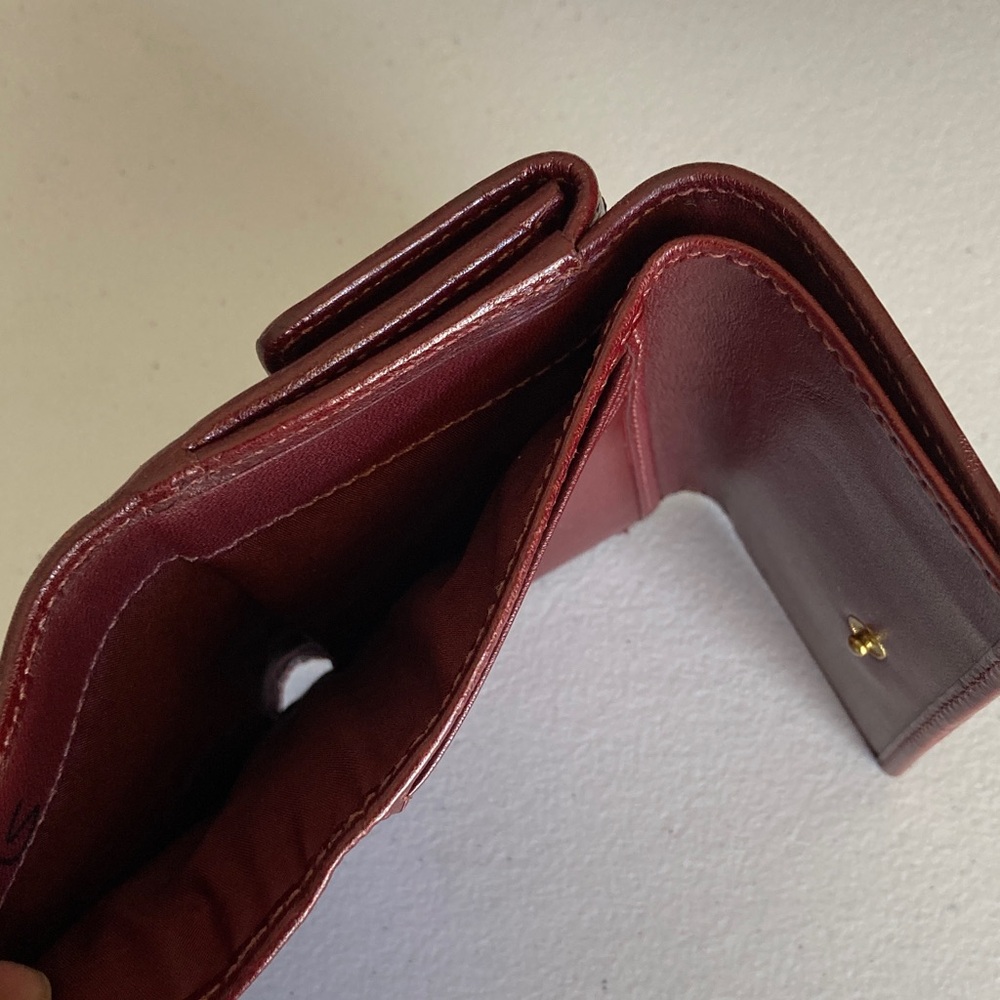 Coach Vintage Hampton Embossed Leather Signature Trifold Wallet - Picture 6 of 9
